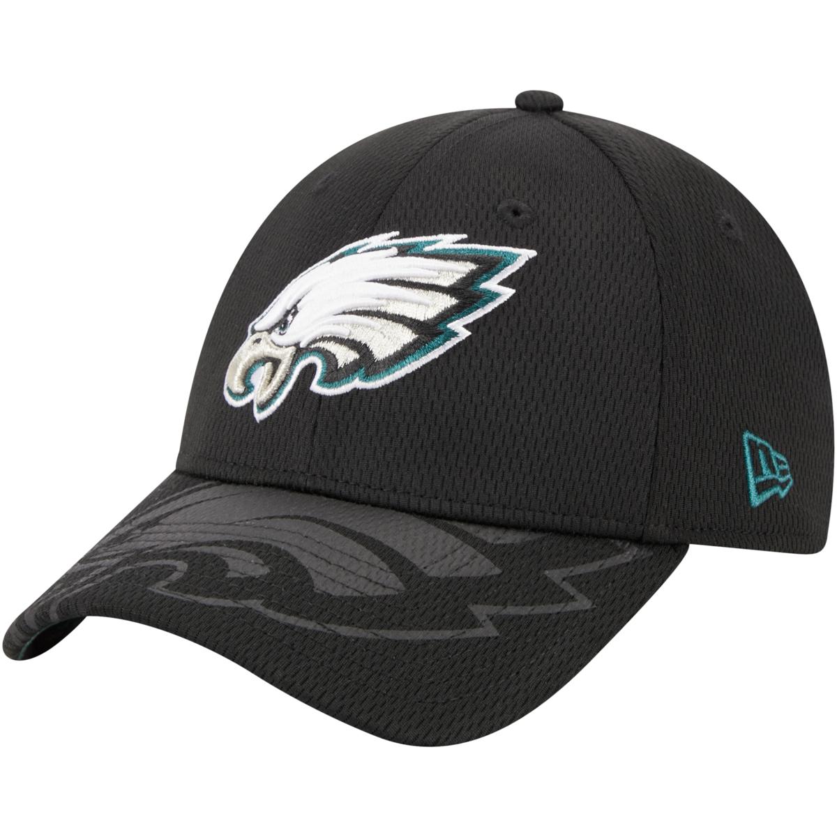 Philadelphia Eagles NFL Crucial Catch 2023 Black 9FORTY Adjustable Cap