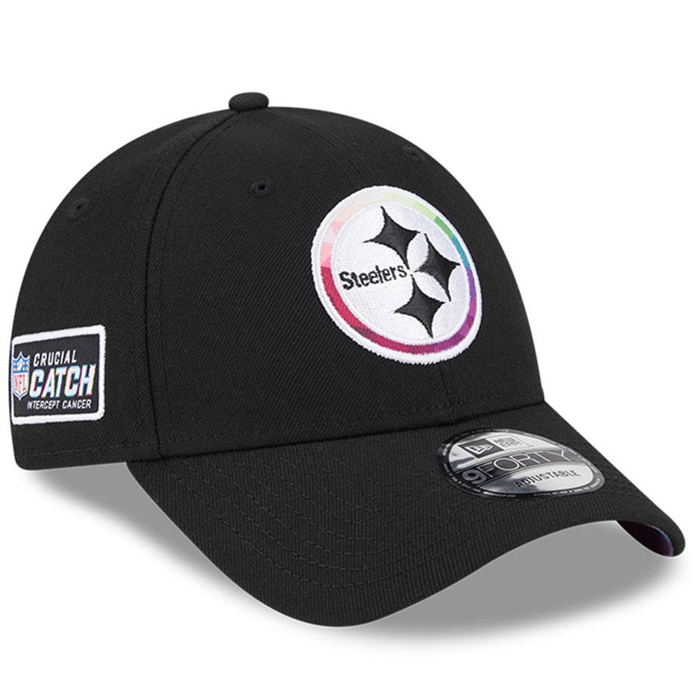 New Era Men's Pittsburgh Steelers League 9Forty Adjustable Black