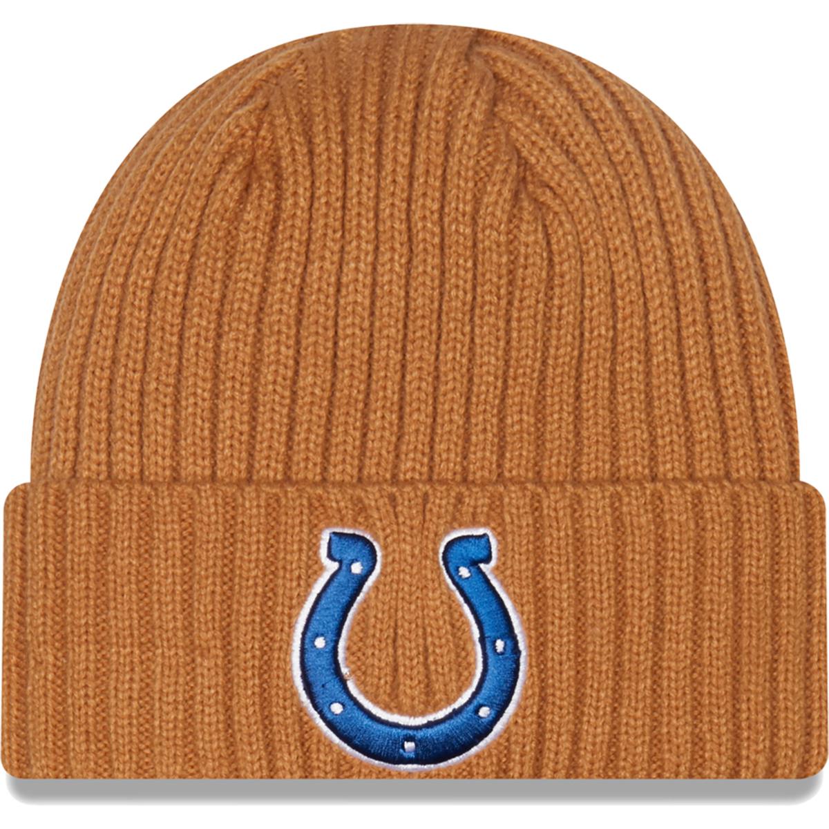 New Era Brown Indianapolis Colts Core Classic Cuffed Knit Hat