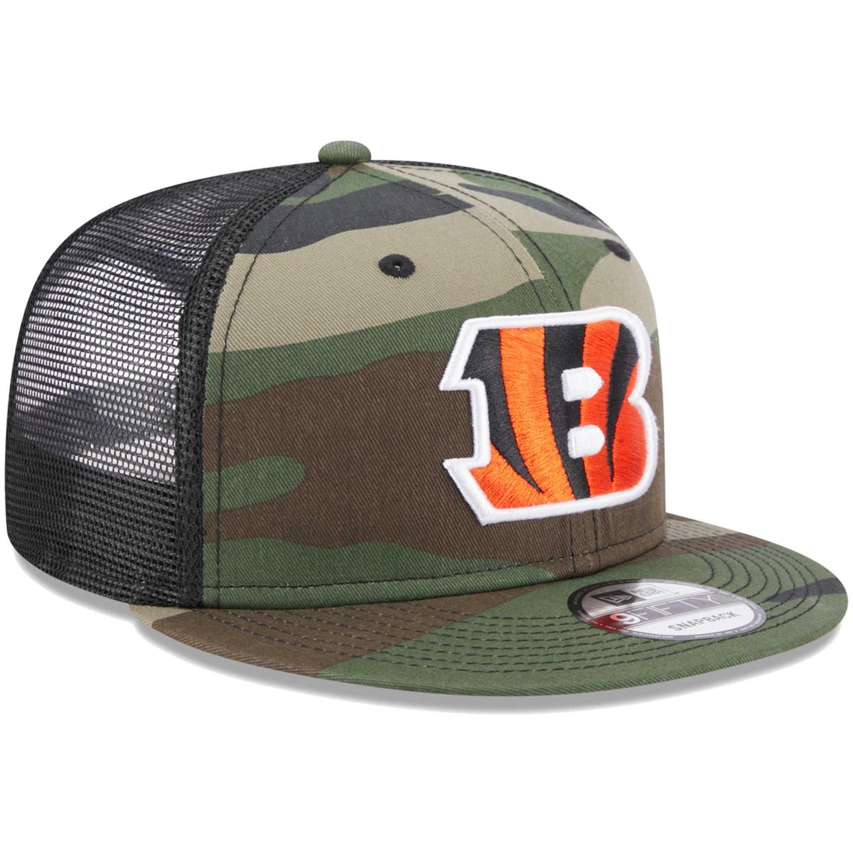 Cincinnati Bengals New Era Youth Main Trucker 9FIFTY Snapback Hat