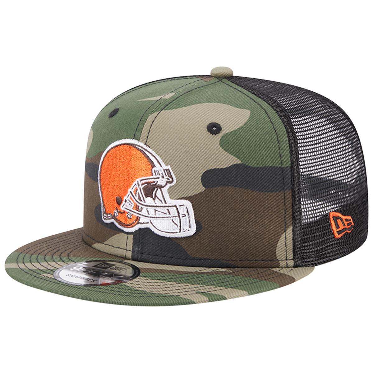 Men's New Era Camo Cleveland Browns Classic Trucker 9FIFTY Snapback Hat