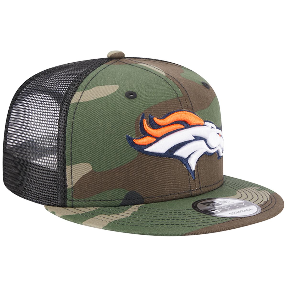 New Era Men's New Era Black Denver Broncos Camo 59FIFTY Fitted Hat