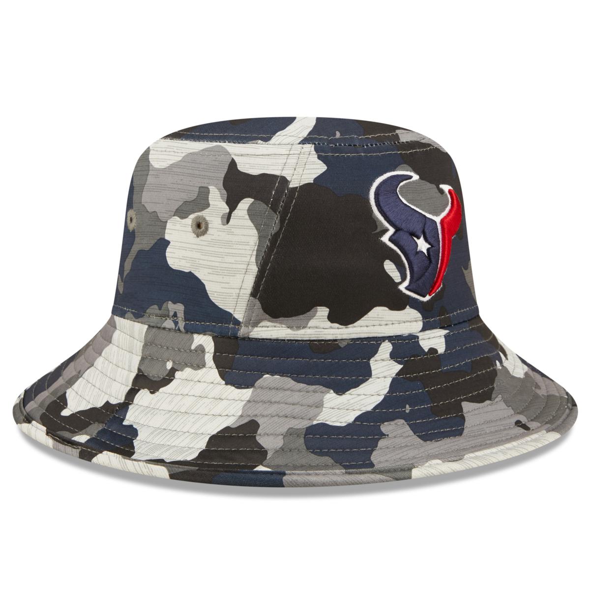 Men's New Era Camo Seattle Seahawks 2022 NFL Training Camp Official Bucket  Hat