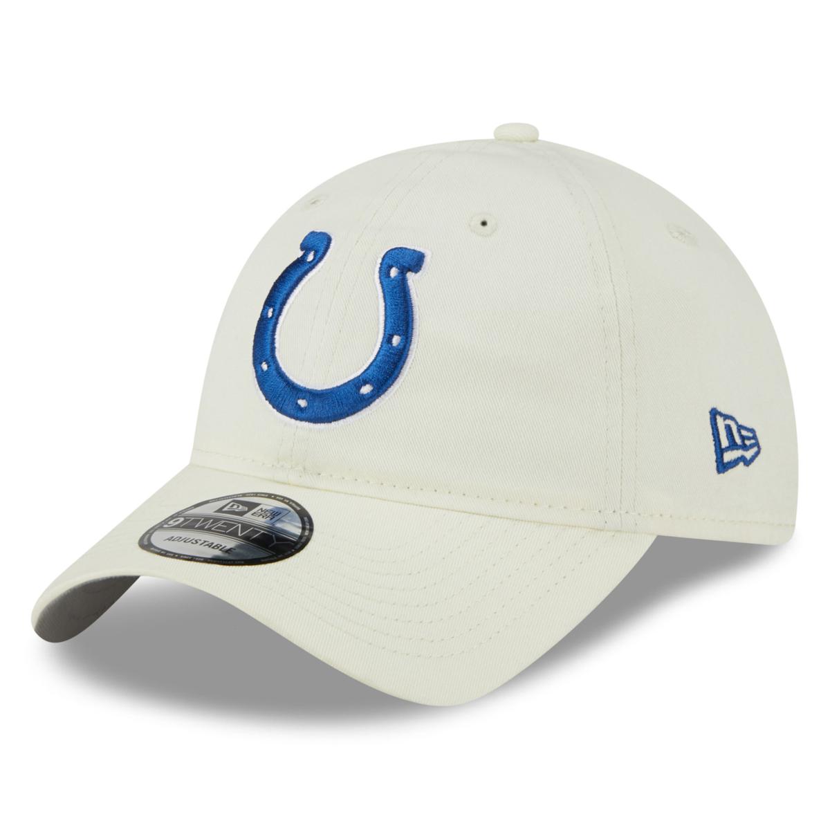 Men's New Era Cream Indianapolis Colts Core Classic 2.0 9TWENTY