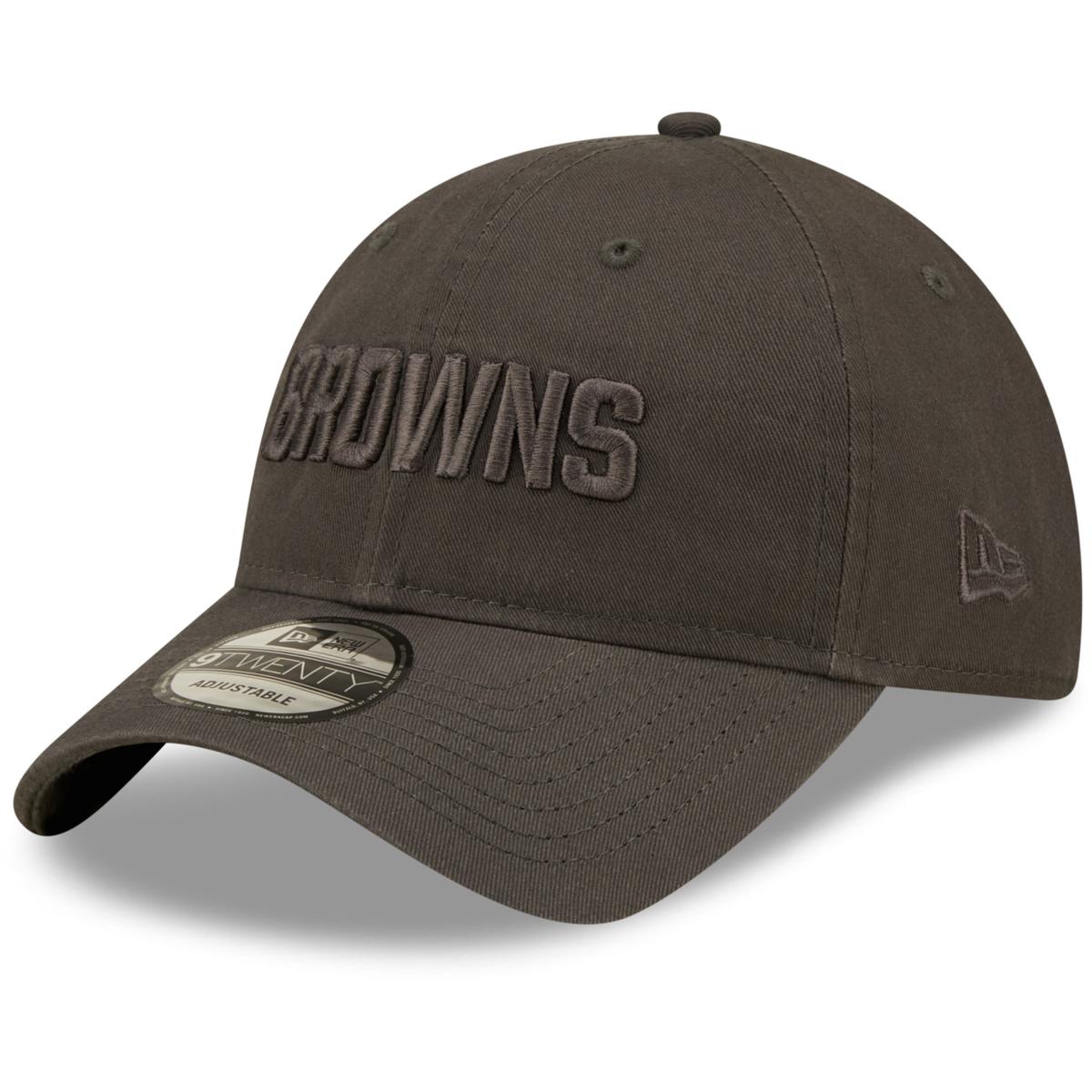 New Era Graphite Cleveland Browns Core Classic 2.0 Tonal 9TWENTY Adjustable Hat