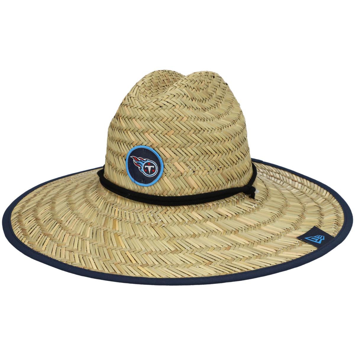 Men's Tennessee Titans New Era Natural NFL Training Camp Official Straw  Lifeguard Hat