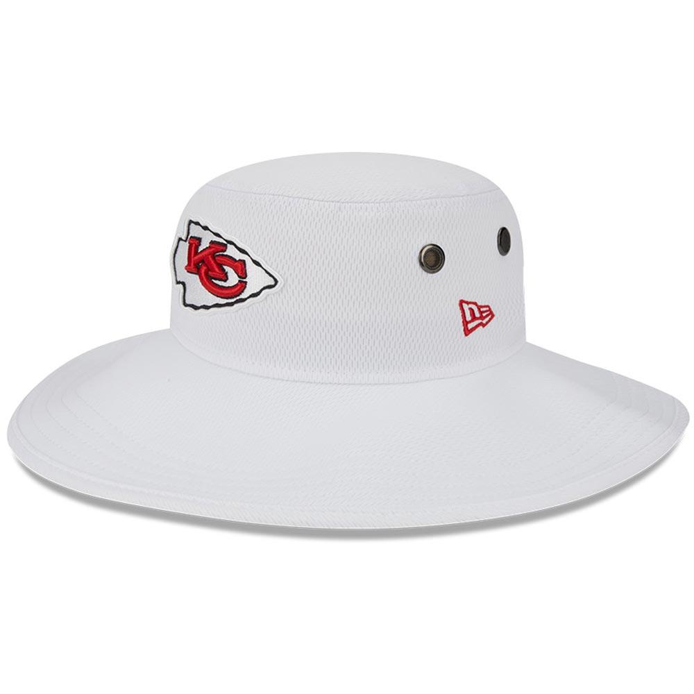 Mens Miami Dolphins New Era White Team Bucket Hat