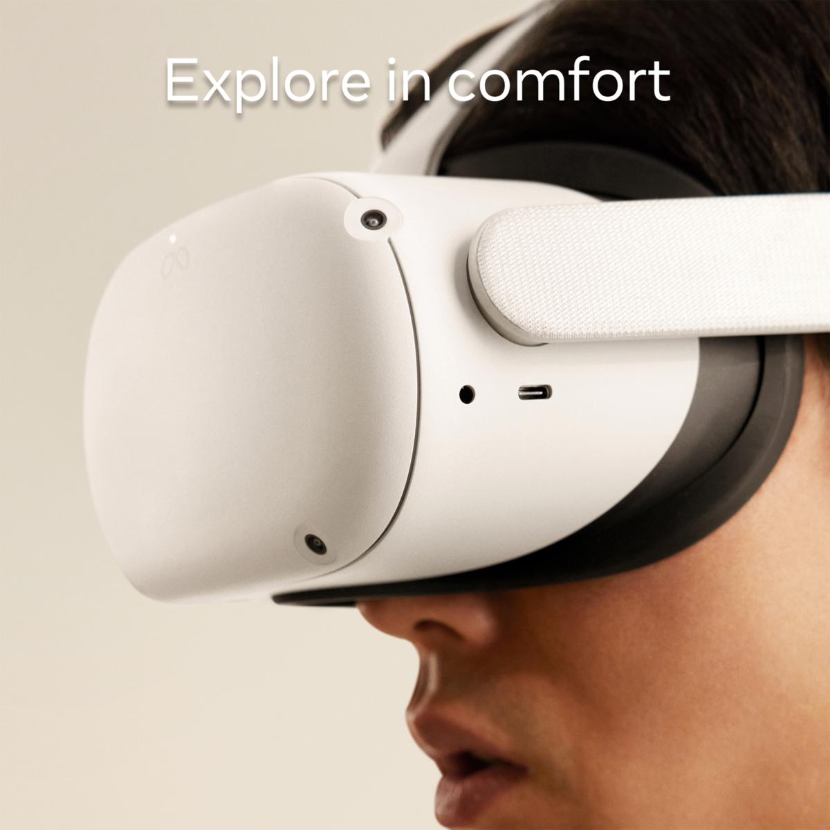 Meta Quest 2 Virtual Headset with Elite Strap | HSN