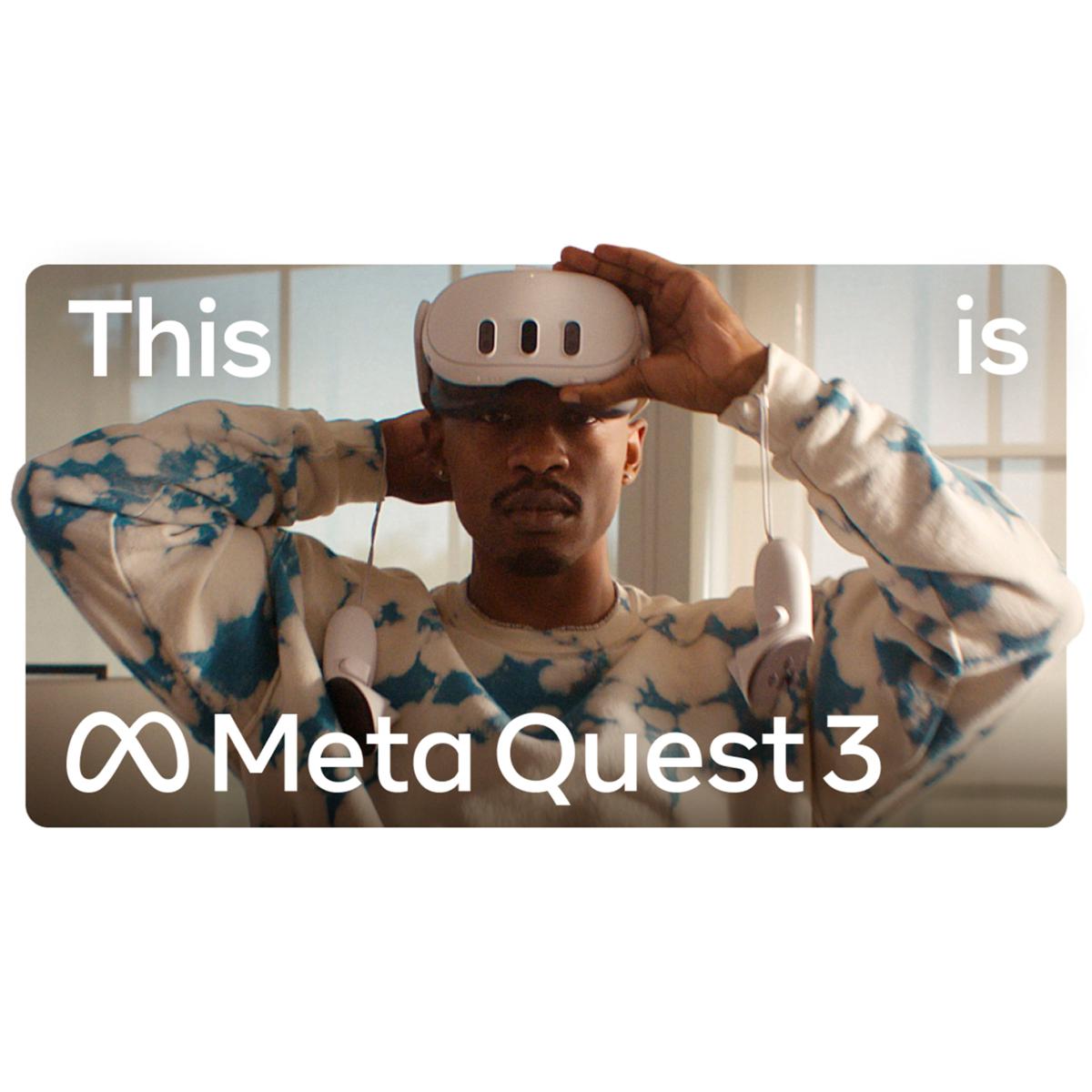 Meta Quest 3 VR and Mixed Reality Headset 128GB 