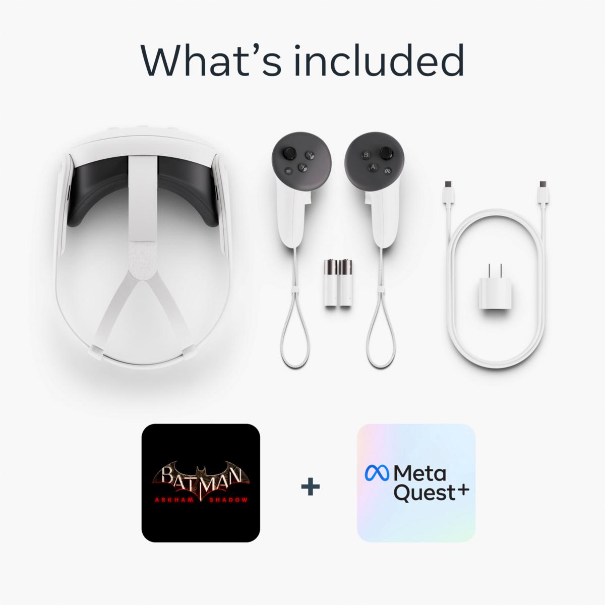 Meta Quest 3 512GB Virtual Reality & Mixed Reality Headset Bundle 
