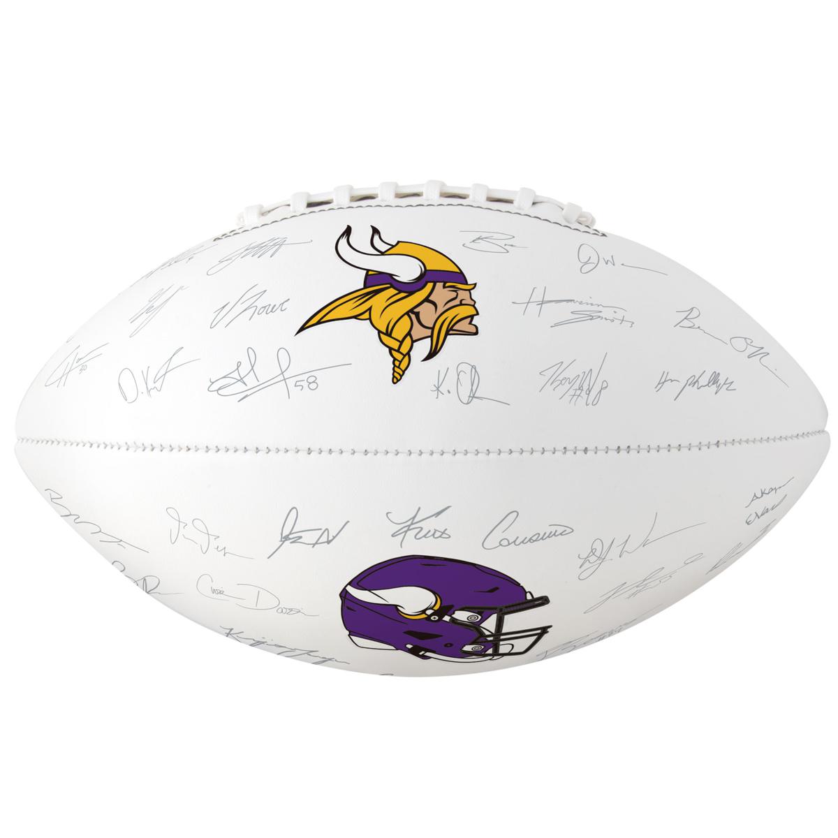 Offically Licensed NFL Signature Football - Vikings