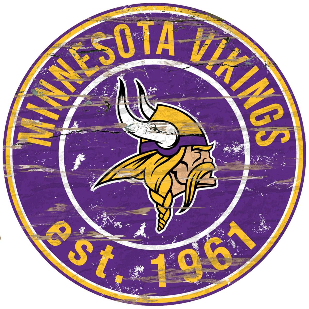 Minnesota Vikings Distressed Flag