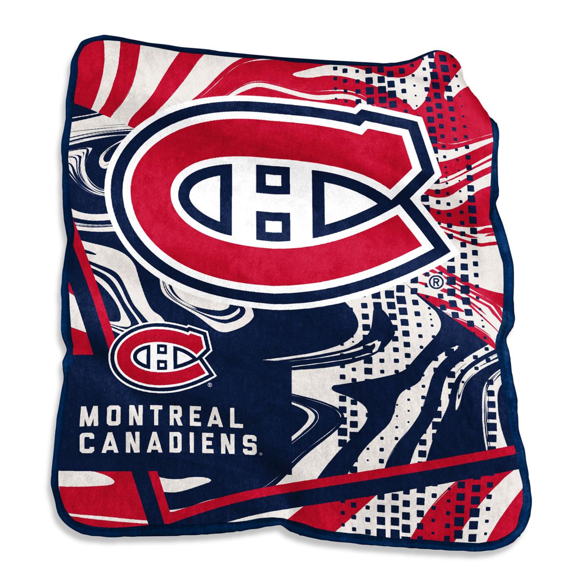 Montreal Canadiens 50" x 60" Swirl Raschel Throw Blanket 22469270 HSN