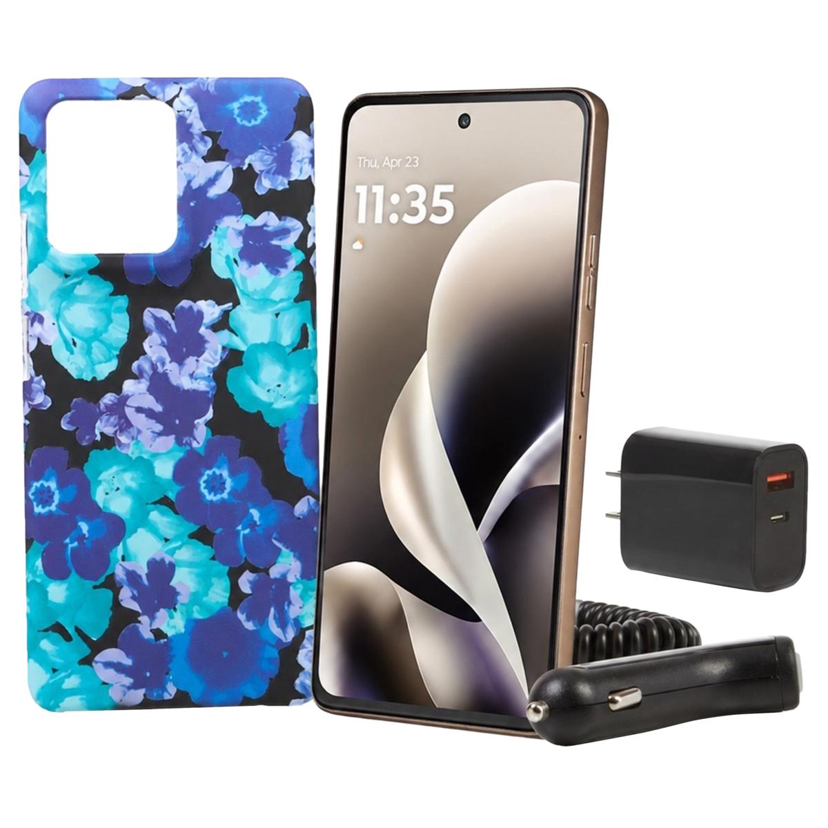 Moto G Power Tracfone Bundle with 1 Year Plan Talk/Text/Data