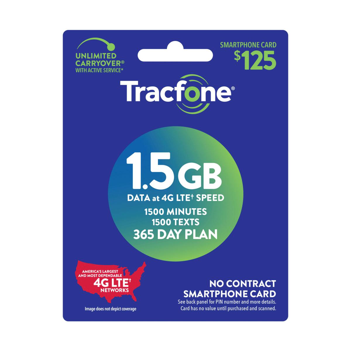 tracfone text only card