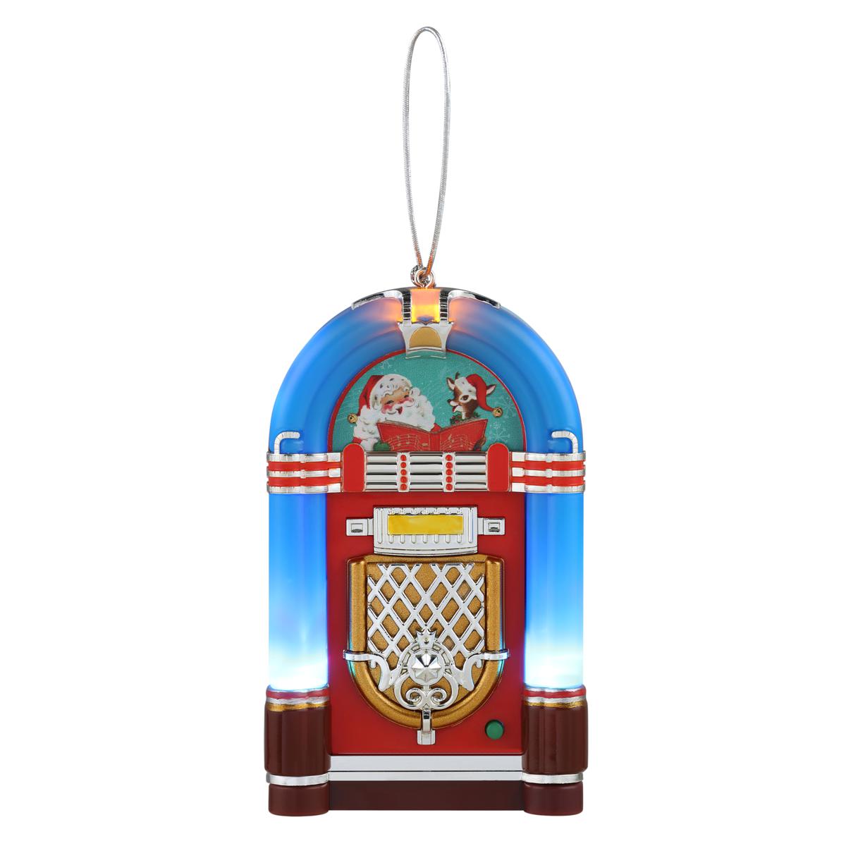 Mr. Christmas Miniature Vintage Jukebox Ornament 