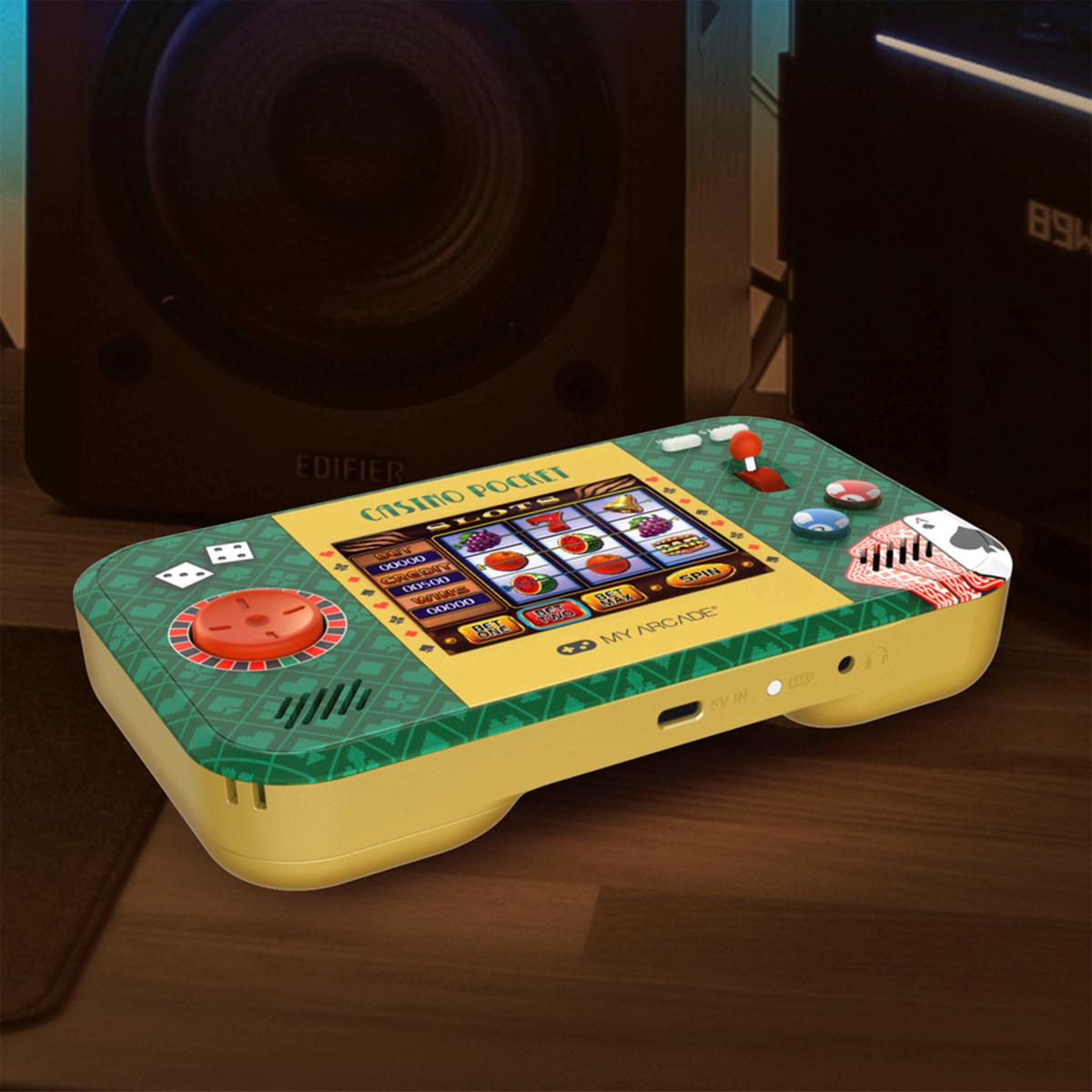 MyArcade Classic Casino Arcade and Pocket Player Bundle | HSN