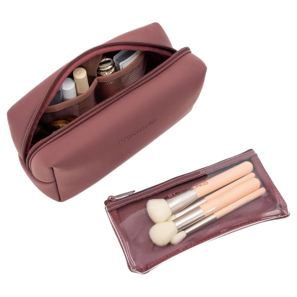 MyTagAlongs The Loaf Cosmetic Pouch with Clear Pouch - 23296916 | HSN