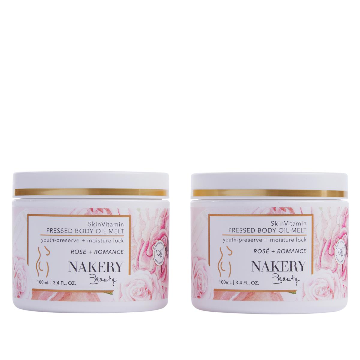 Nakery Beauty SkinVitamin Pressed Body Oil 2-pc Set