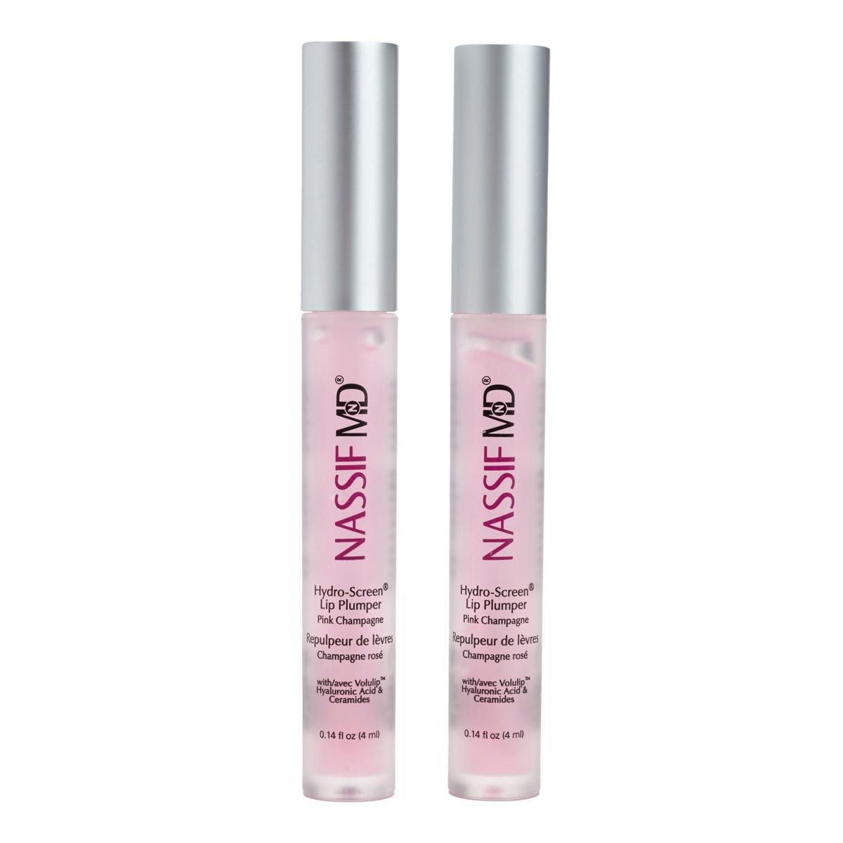 NassifMD 2-pack Pink Champagne Hydro-Screen for Lips Lip Plumper | HSN