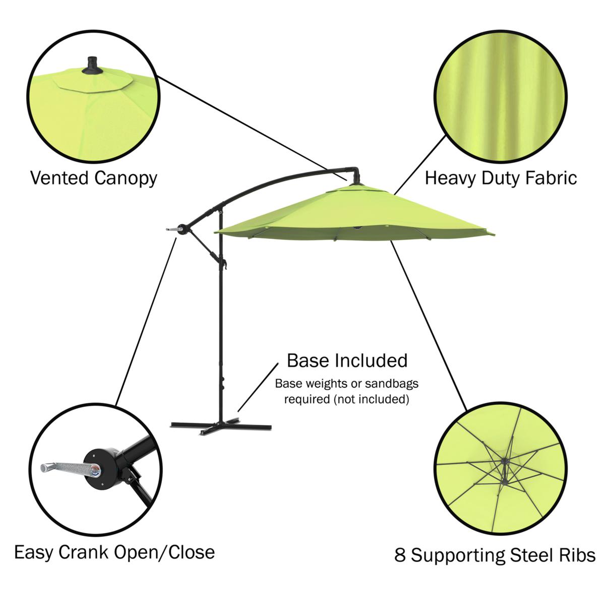 amazon patio umbrellas screen Pure Garden Bug Mosquito Net for | Fits 7.5ft Umbrella to Keep Out Insects creating weather air-compression Brake Assembly for the Product Color:Black