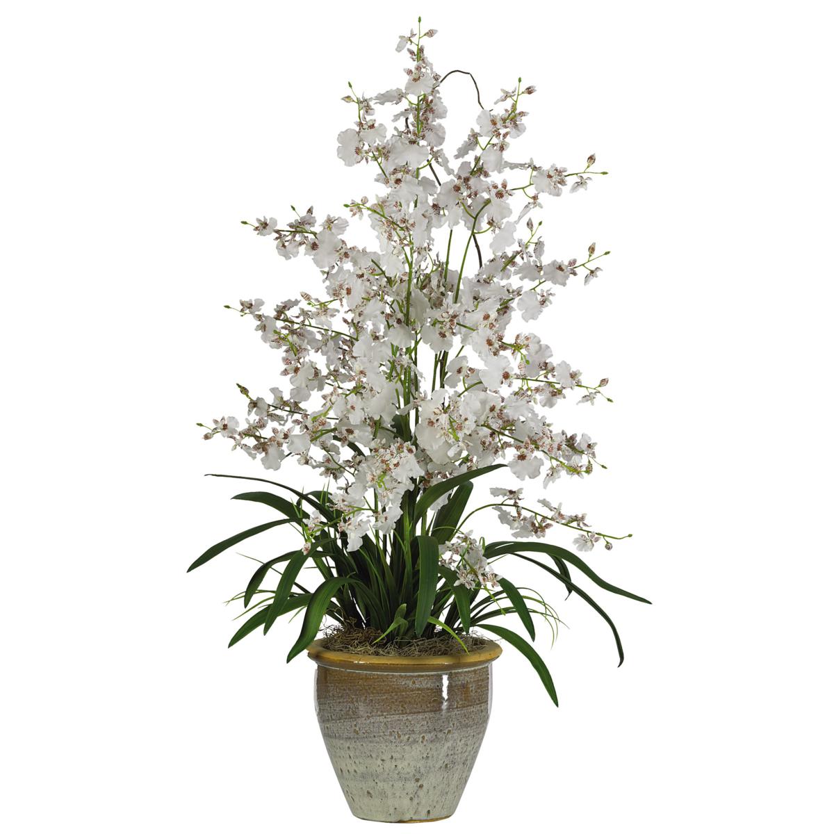 Nearly Natural Triple Dancing Lady Silk Flower Arrangement 20513540 HSN