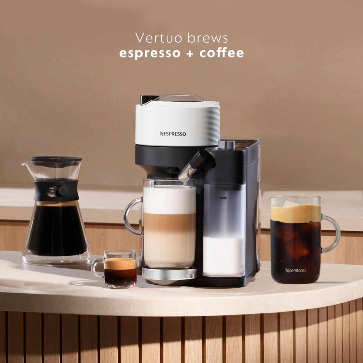 〜5/20 NESPRESSO Costco | White De'Longhi, by Lattissima Vertuo Nespresso LATTISSIMA VERTUO コーヒーメーカー・エスプレッソマシン