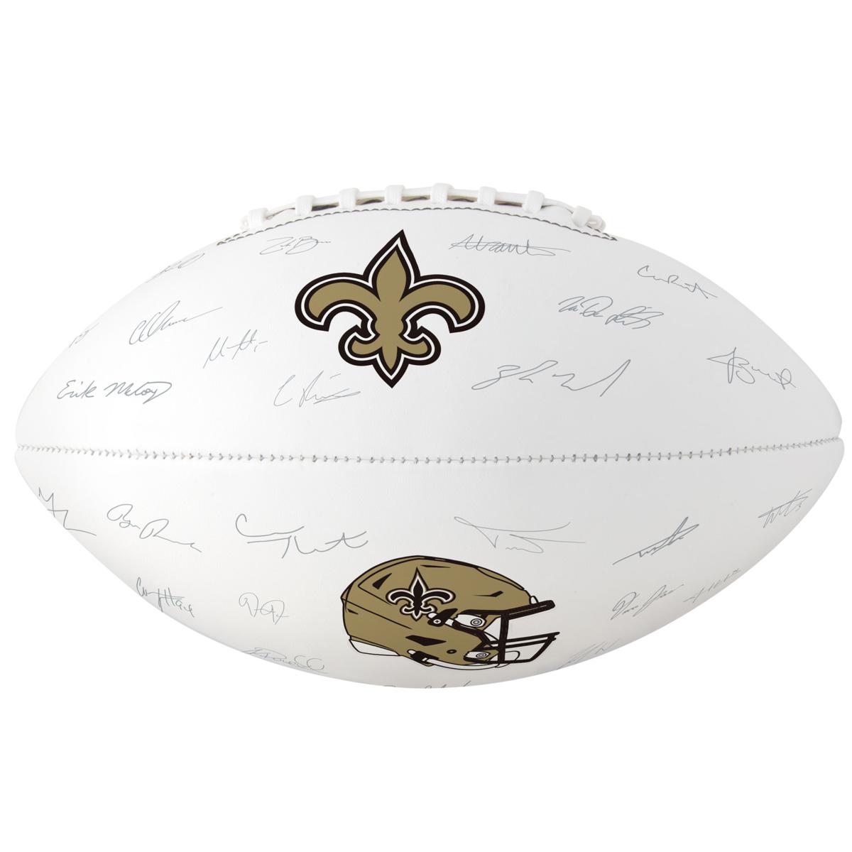 1967 New Orleans Saints Team Autographed Football