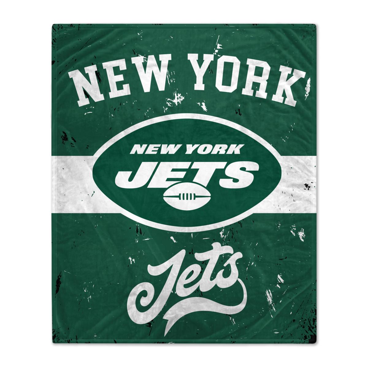 New York Jets Blanket 60x80 Slant Design