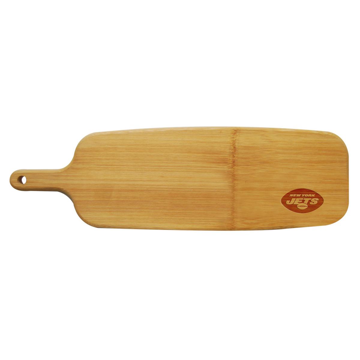 Fanatics New York Jets Bamboo Paddle Cutting and Serving Board