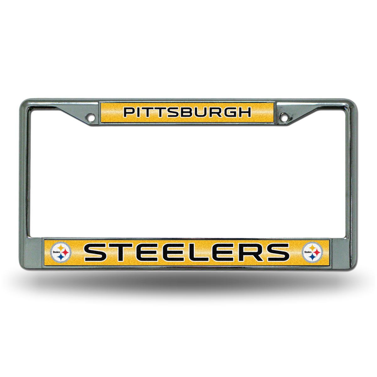 Pittsburgh Steelers #1 Fan Plastic License Plate