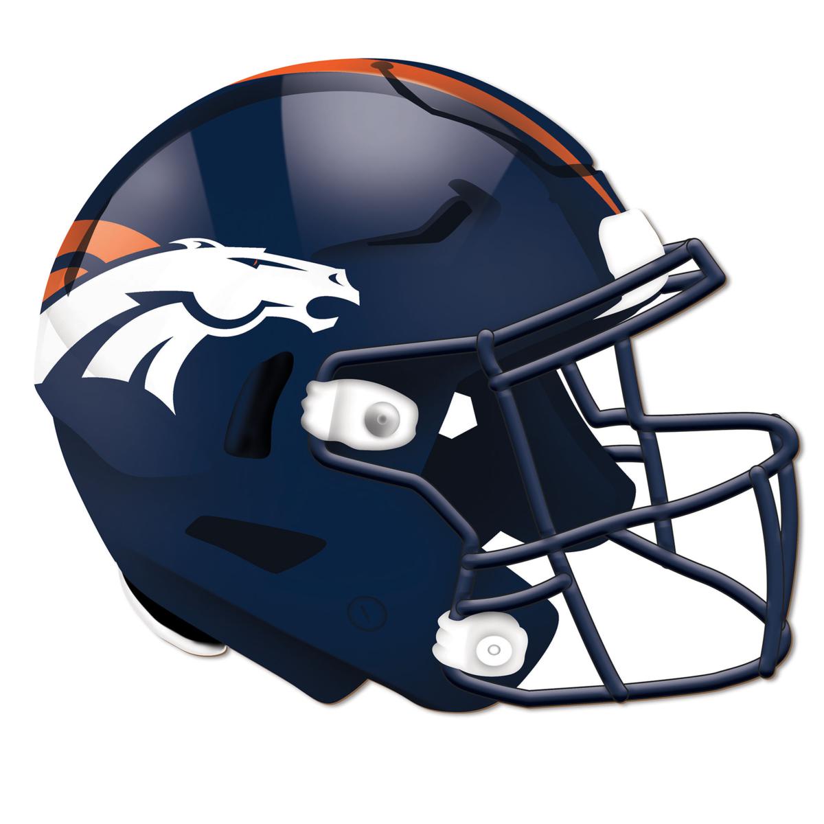 Fabrique NFL DENVER BRONCOS Team Inflatable Helmet 4 ft., Blue