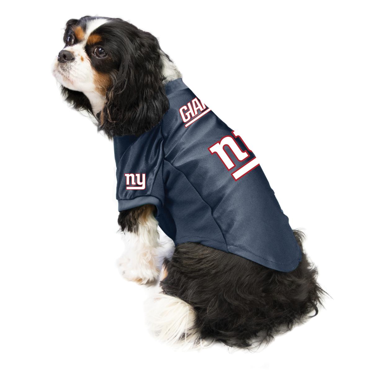 Pets First New York Giants NFL Mesh Jersey, Large, Blue