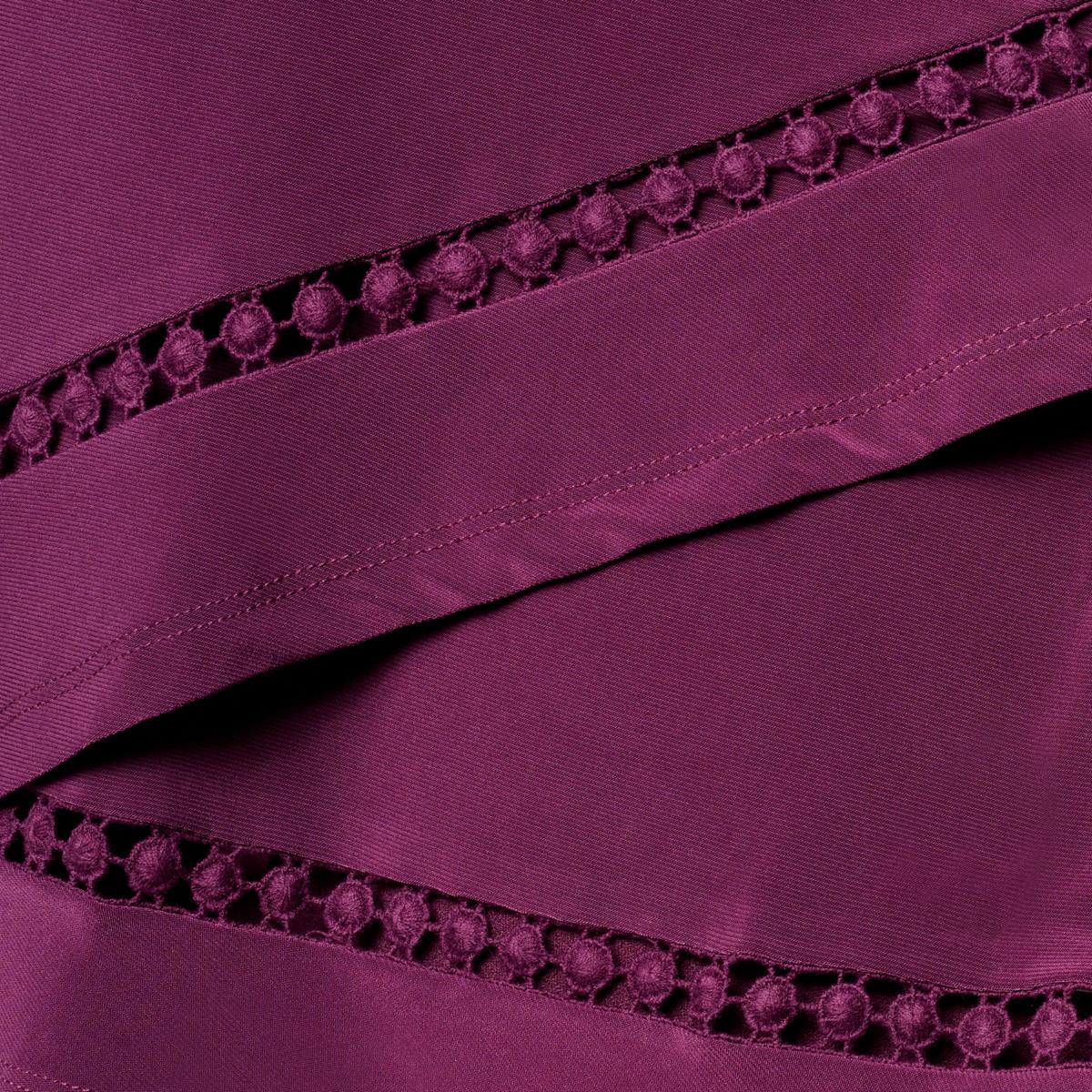 Nina Leonard 3/4-Sleeve Trim Inset V-Neck Tunic | HSN