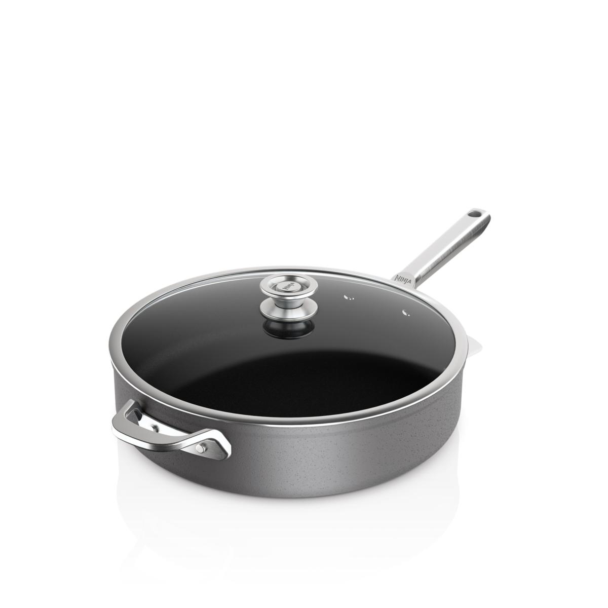 Ninja Foodi NeverStick Premium 3.5-Quart Saucepan with Glass Lid - C30235