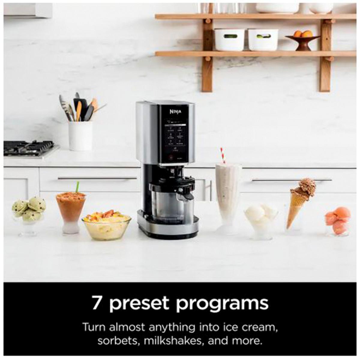 Ninja CREAMi 7-in-1 Frozen Treat Maker with Extra Pint Containers