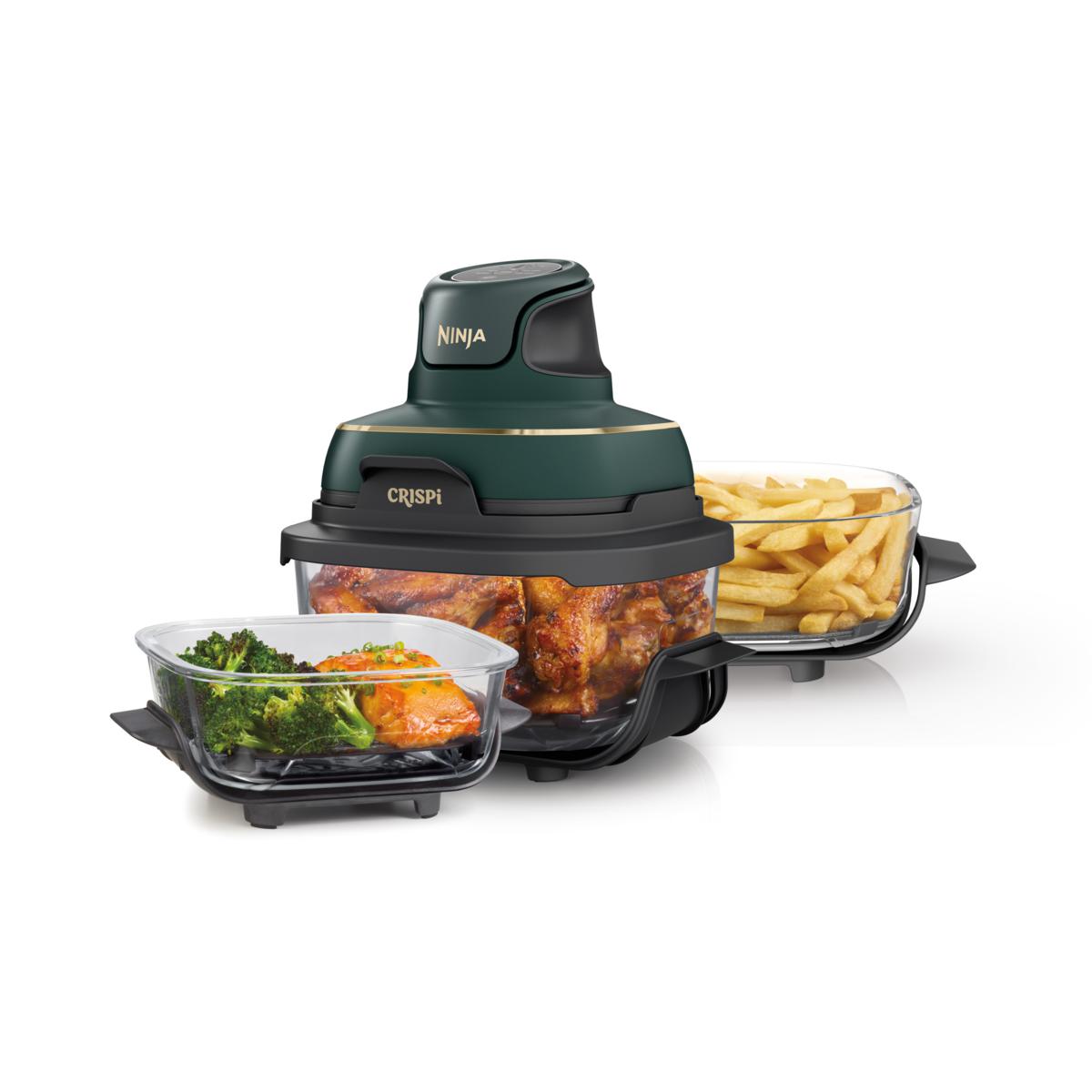 Ninja Crispi 5-in-1 Glass Air Fryer with 3 Containers | HSN