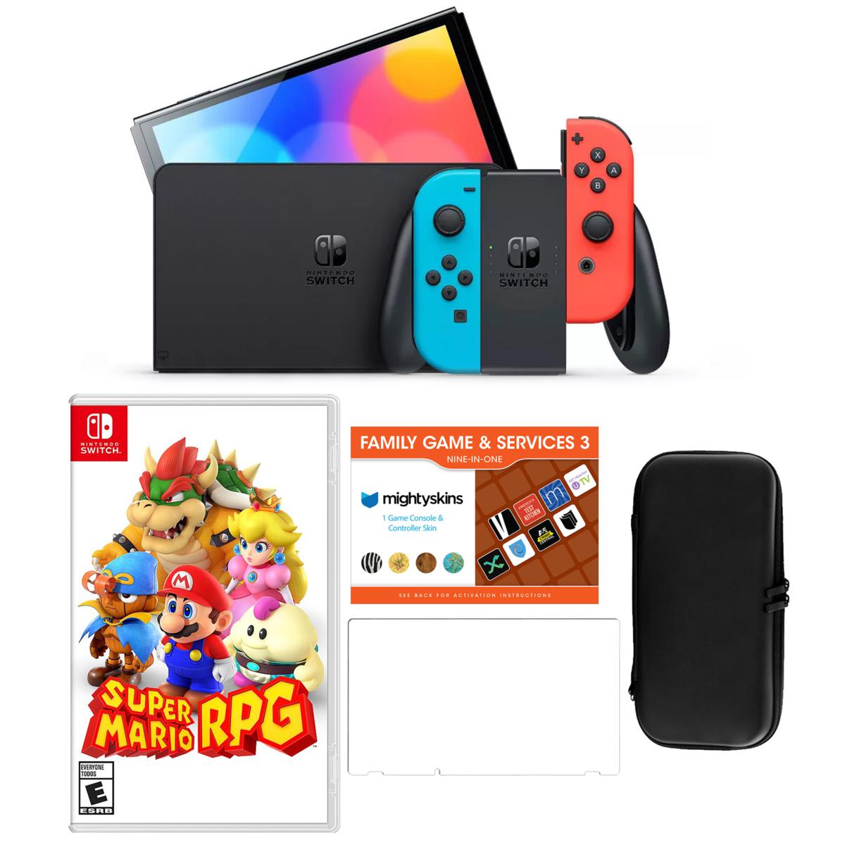 Nintendo Switch OLED in Neon with RPG Game Bundle - 22349475 | HSN