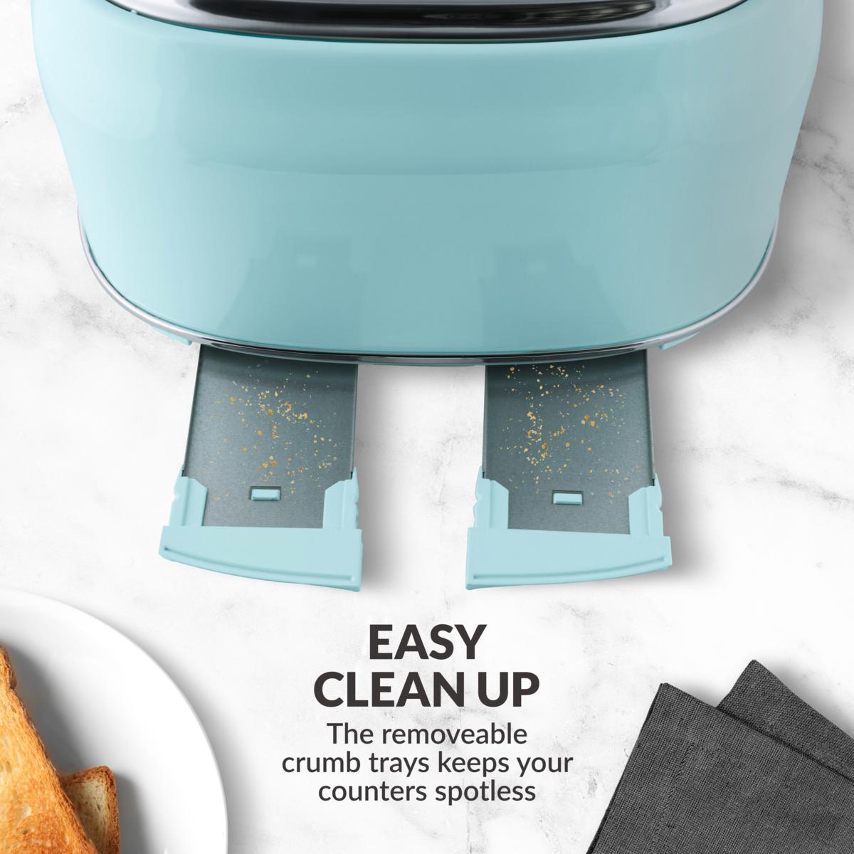 Nostalgia Classic 4-Slice Aqua Blue Retro Toaster CLTOS4AQ - The Home Depot