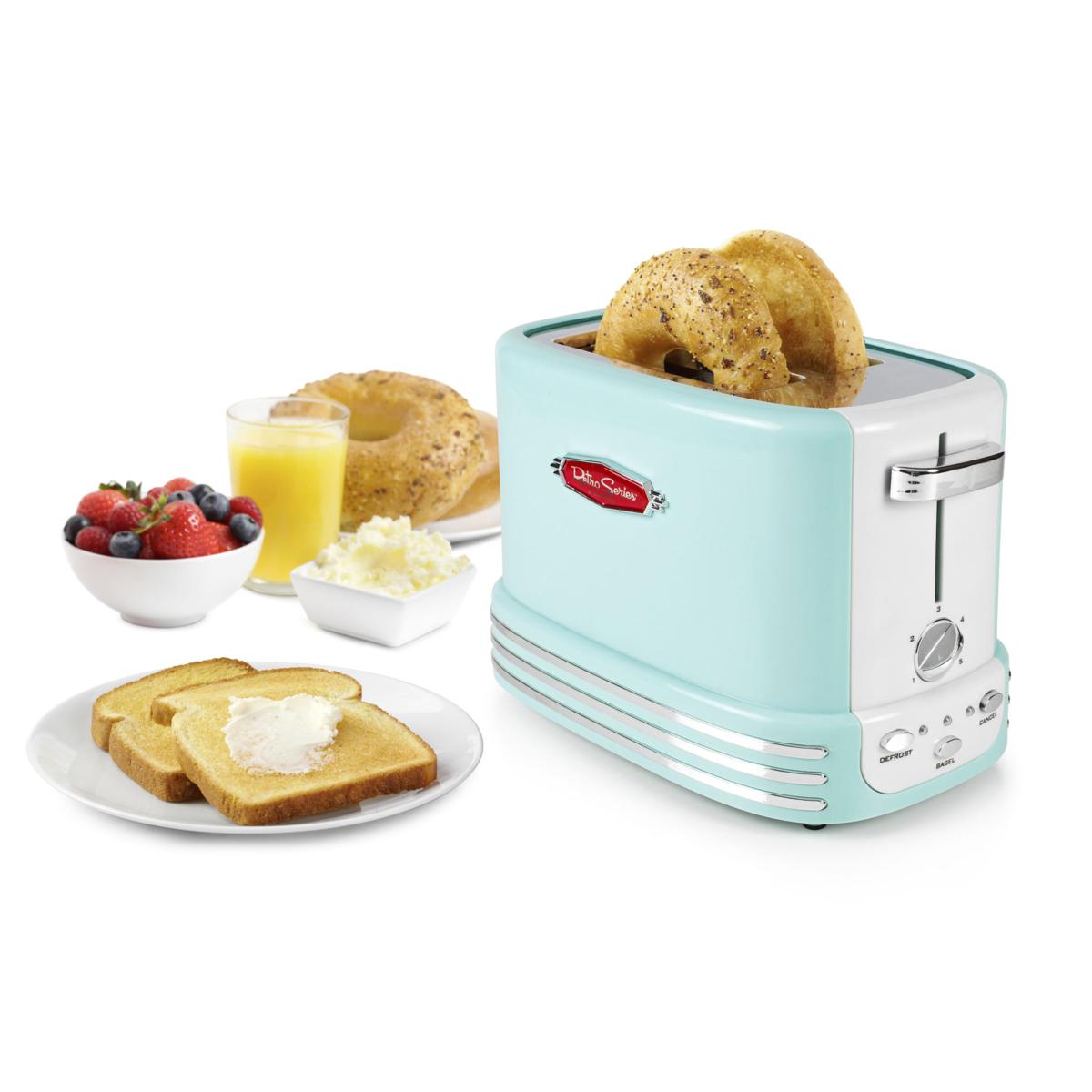 Nostalgia My Mini Single Slice Compact Toaster Black