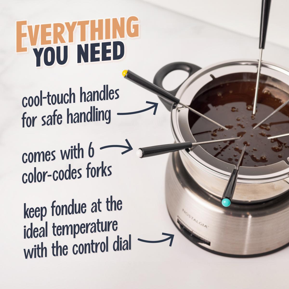 Nostalgia Stainless Steel Electric Fondue Pot | HSN