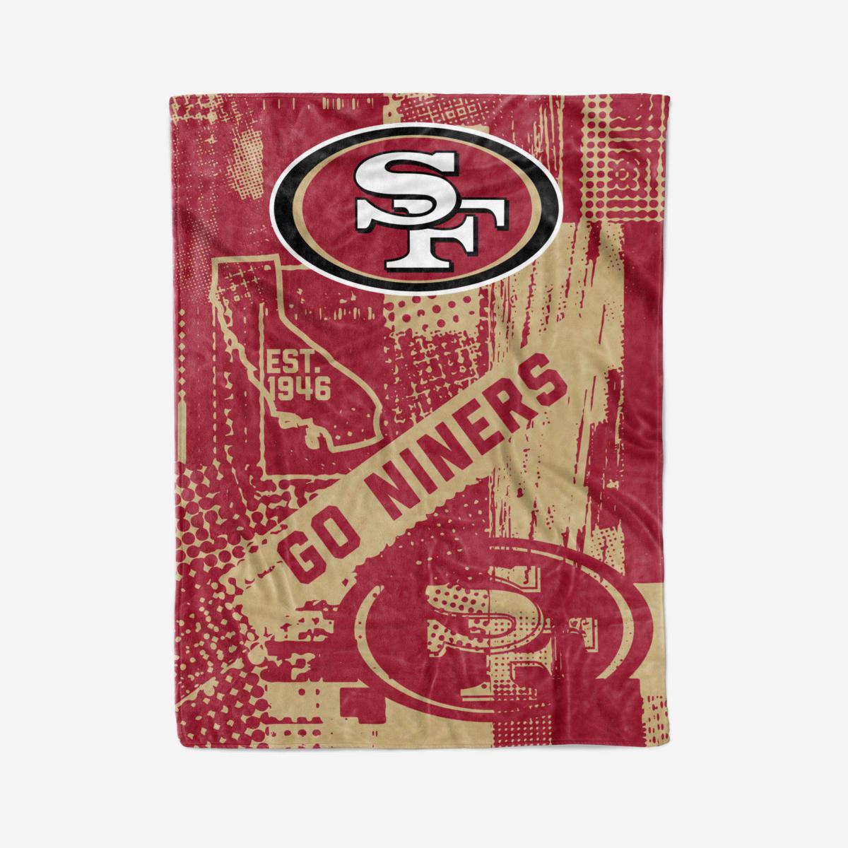 NFL​ San​ Francisco​ 49ers football​ ​logo for iron and​ sewing on Clothes