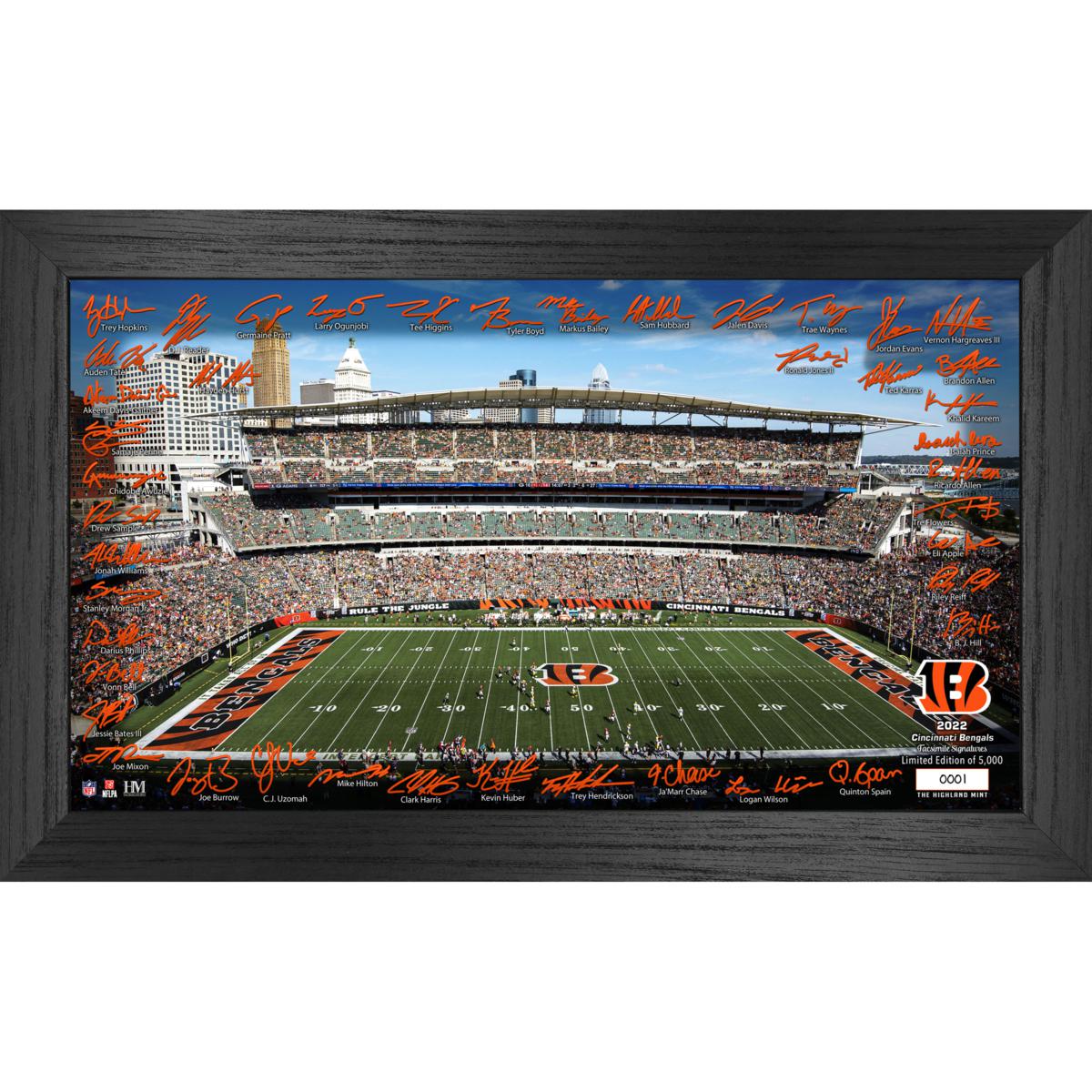 Buy Ja'Marr Chase Cincinnati Bengals Facsimile Signature Framed