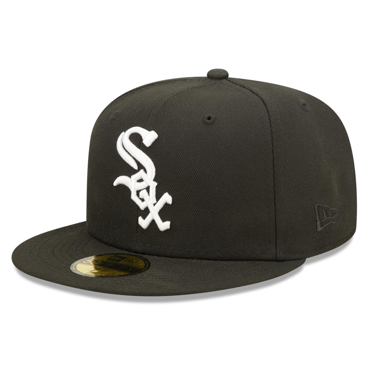 Officially Licensed Men New Era Black Team Basic Fitted Hat