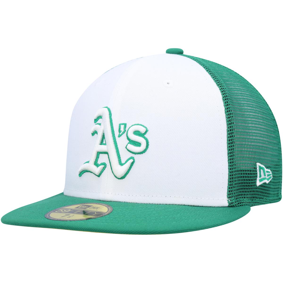 Officially Licensed Fanatics MLB Men's Athletics Team Logo Fitted Hat