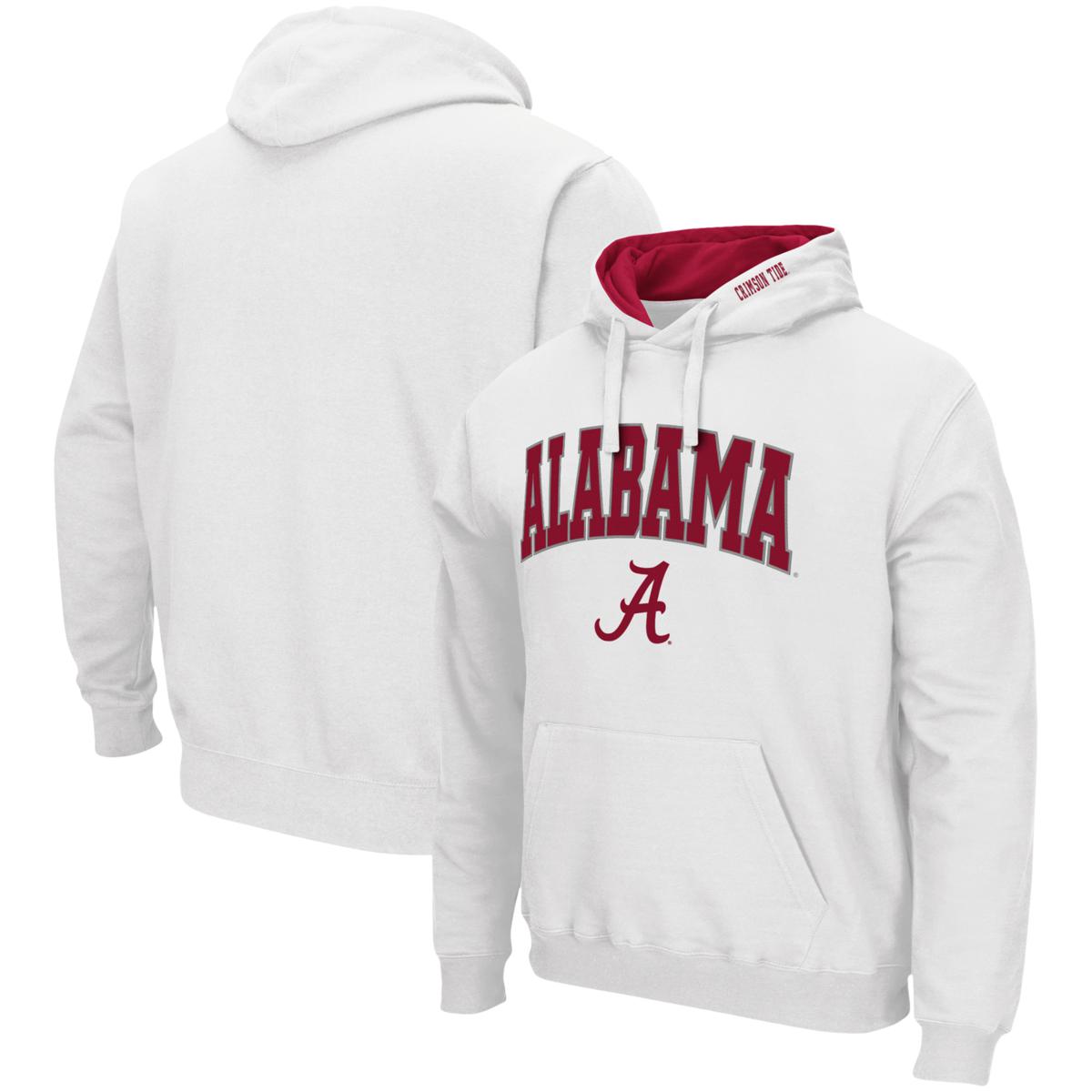 Officially Licensed Men's Colosseum Crimson Tide Pullover Hoodie ...