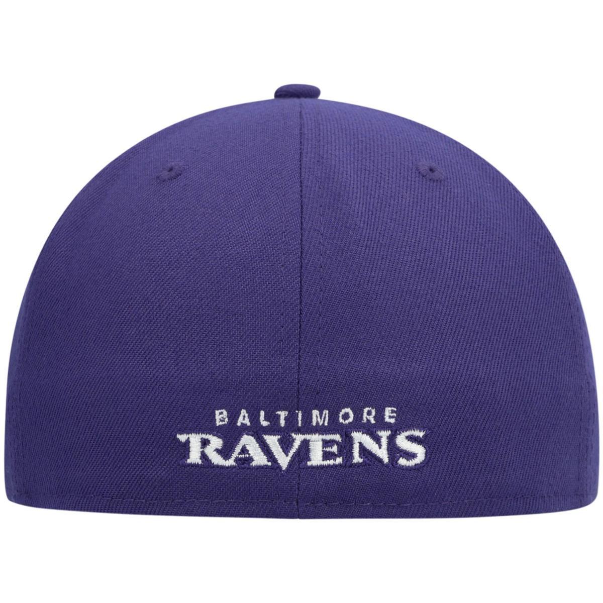 New Era Women's Baltimore Ravens Panel Boxy Purple T-Shirt