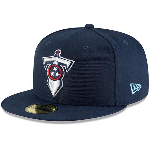 Men's New Era Light Blue Tennessee Titans Omaha 59FIFTY Fitted Hat