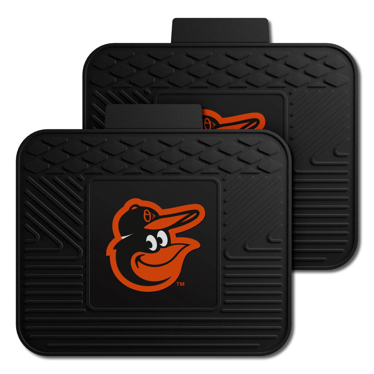 Officially Licensed MLB 2-Piece Utility Mat Set - Baltimore Orioles