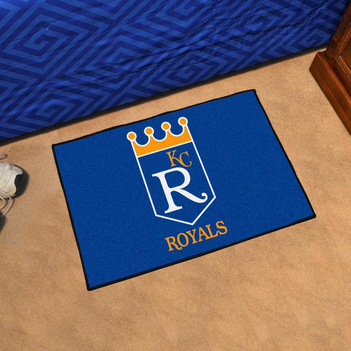 Kansas City Royals Baseball Mat - Retro Collection